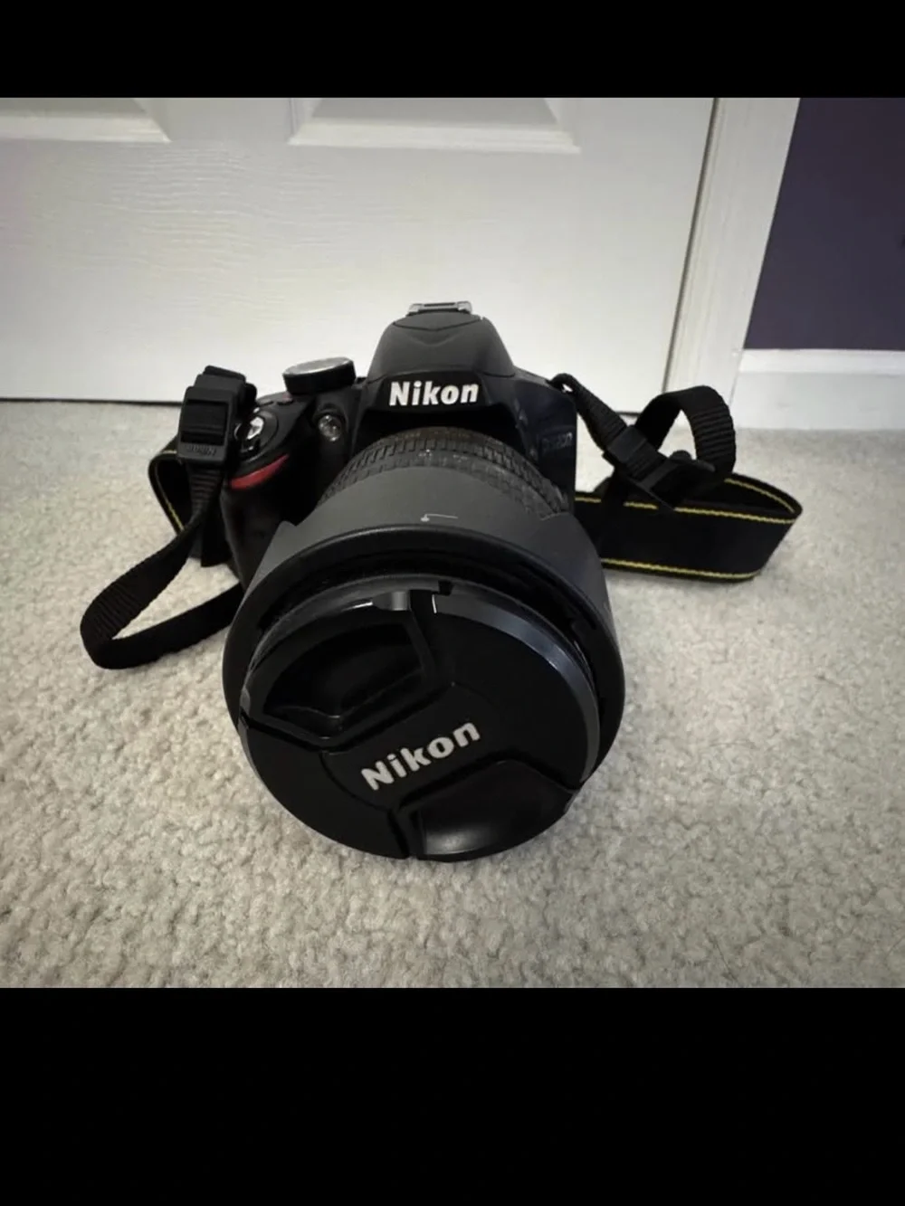 Nikon Black Camera Messenger Bag with Front Pockets